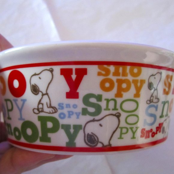 Peanuts Dog Snoopy Peanuts Dog Bowl Water Or Food Poshmark